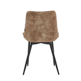Verta Eetkamerstoel - Taupe Adore Velvet