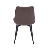 Verta Eetkamerstoel - Bruin Velvet