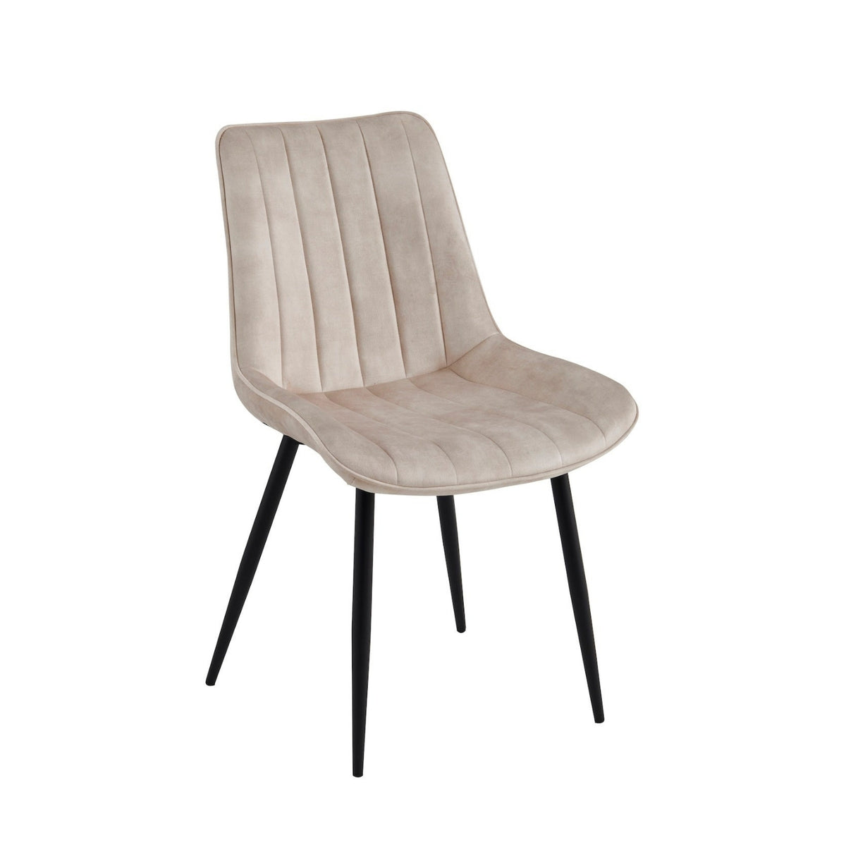Verta Eetkamerstoel - Beige Adore Velvet
