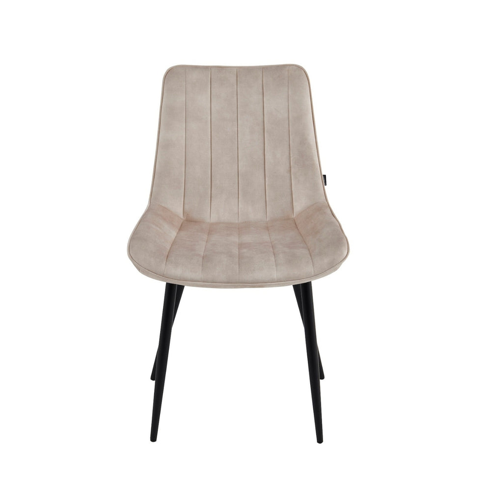 Verta Eetkamerstoel - Beige Adore Velvet