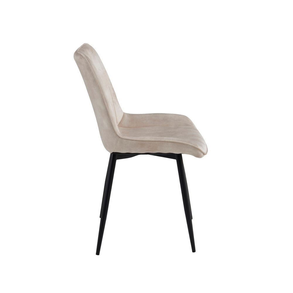 Verta Eetkamerstoel - Beige Adore Velvet
