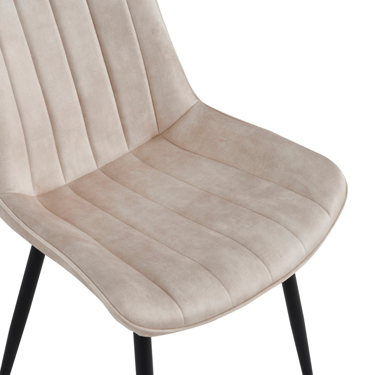 Verta Eetkamerstoel - Beige Adore Velvet