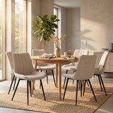 Verta Eetkamerstoel - Beige Chenille