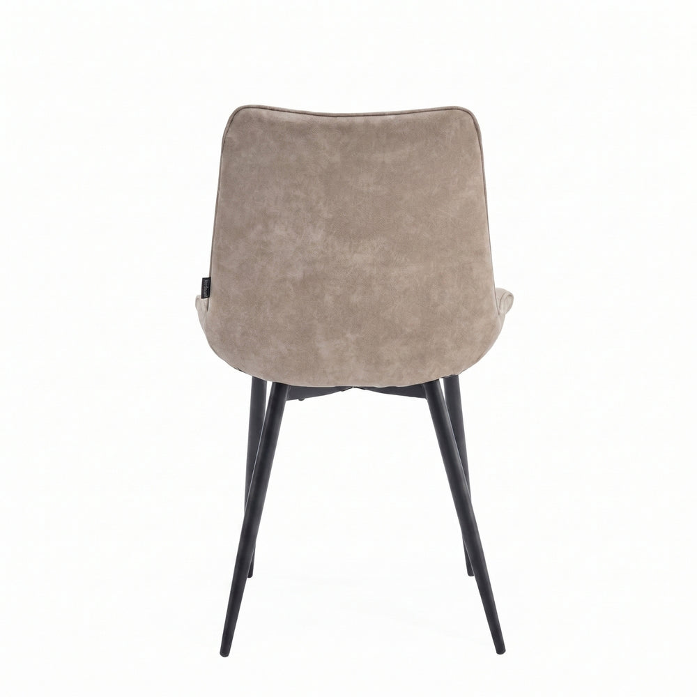 Verta Eetkamerstoel - Beige Microvezel