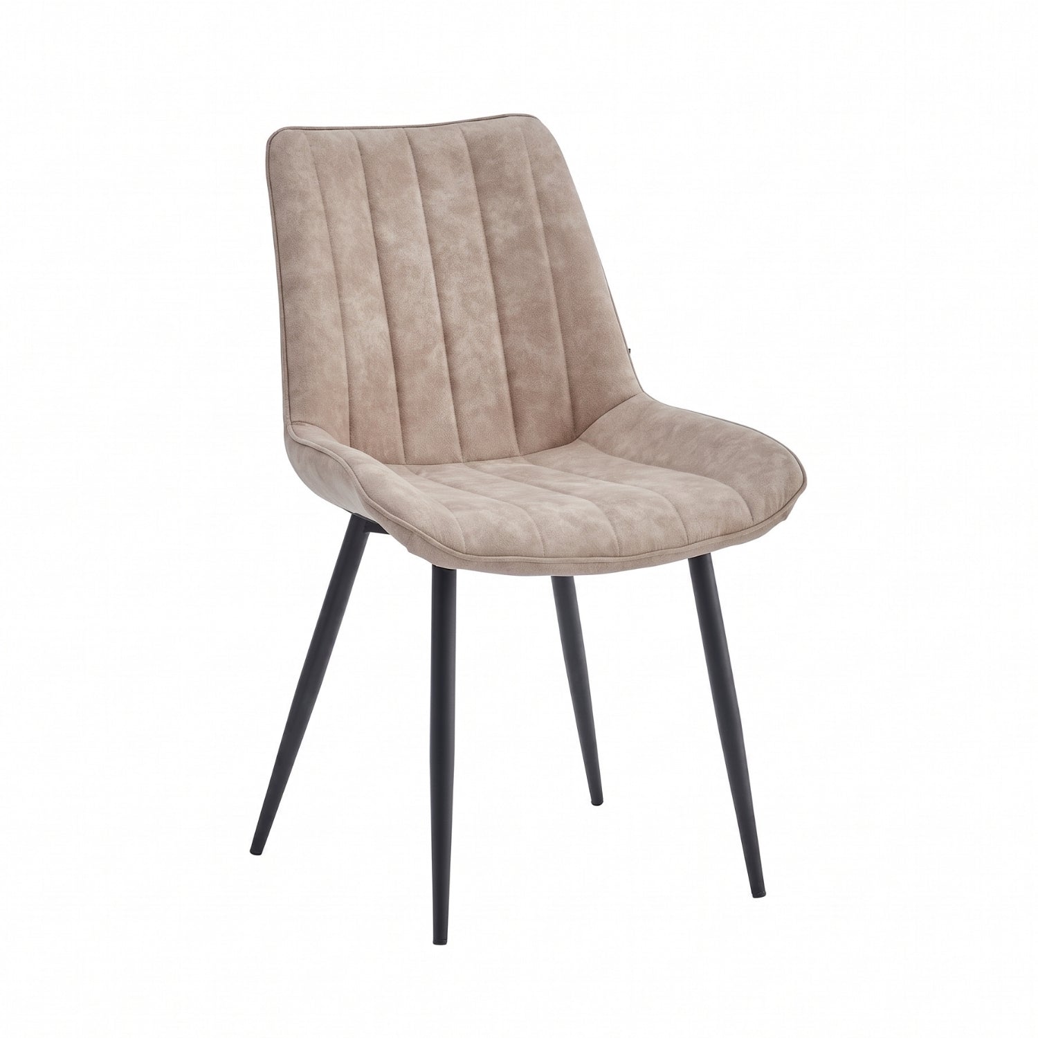 Verta Eetkamerstoel - Beige Microvezel