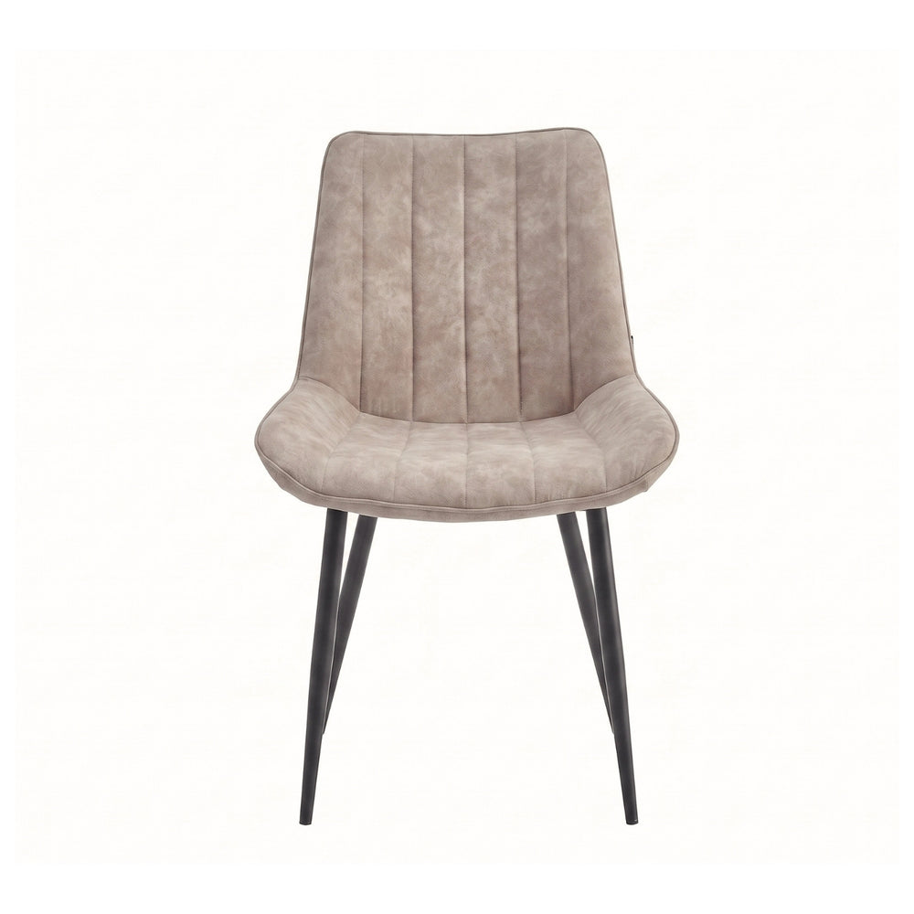 Verta Eetkamerstoel - Beige Microvezel