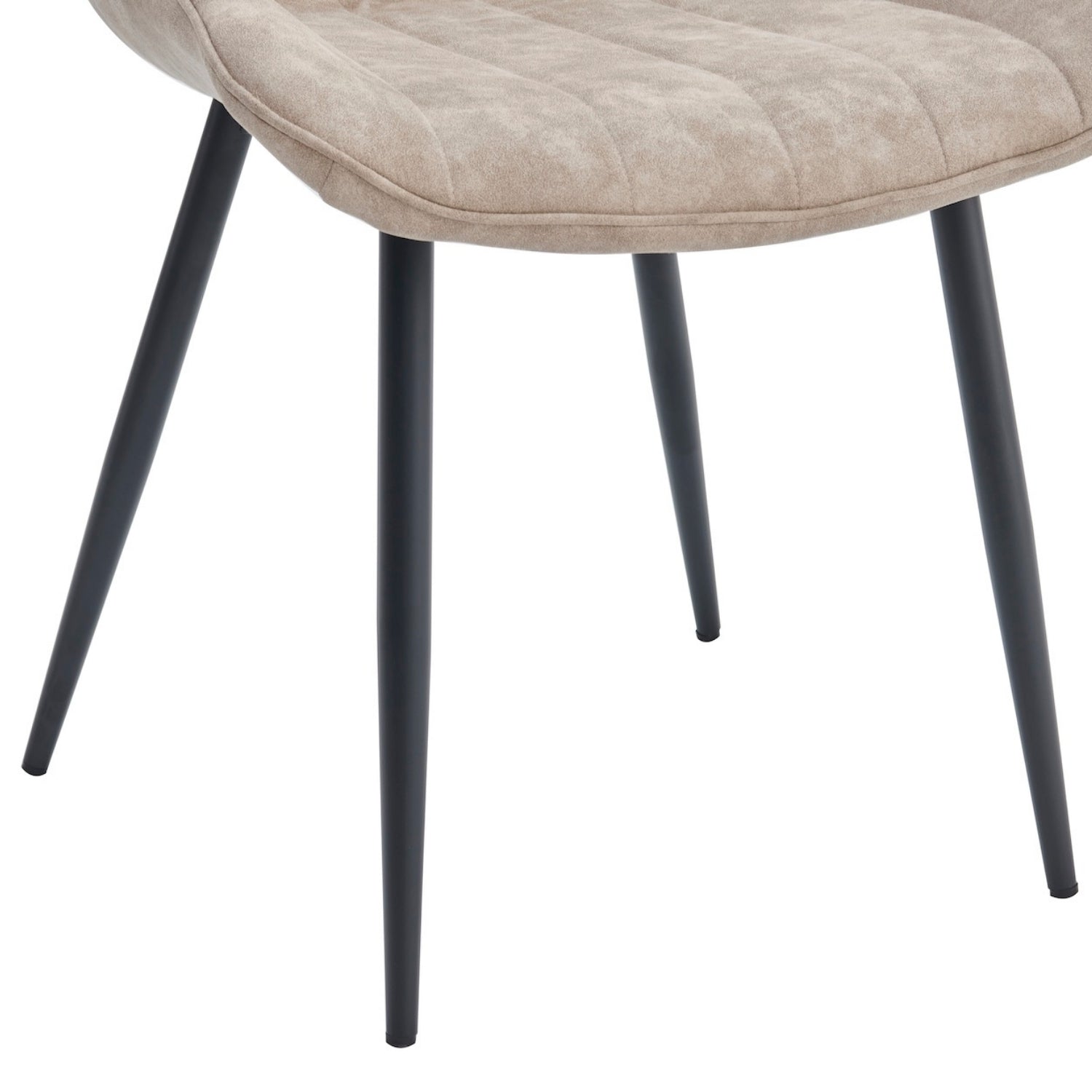 Verta Eetkamerstoel - Beige Microvezel