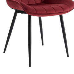Verta Eetkamerstoel - Bordeaux Velvet