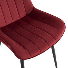 Verta Eetkamerstoel - Bordeaux Velvet