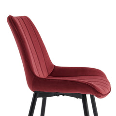 Verta Eetkamerstoel - Bordeaux Velvet