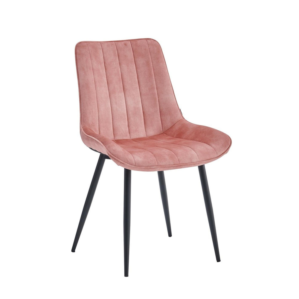Verta Eetkamerstoel - Roze Adore Velvet