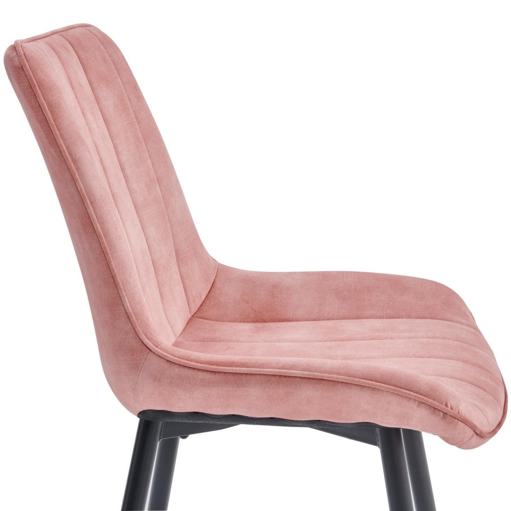 Verta Eetkamerstoel - Roze Adore Velvet