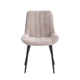 Verta Eetkamerstoel - Taupe Chenille