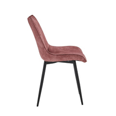 Verta Eetkamerstoel - Roze Adore Velvet