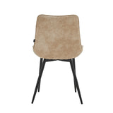 Verta Eetkamerstoel - Sand Microfiber