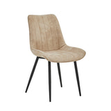 Verta Eetkamerstoel - Sand Microfiber
