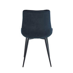 Verta Eetkamerstoel - Zwart Velvet