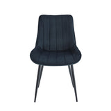 Verta Eetkamerstoel - Zwart Velvet