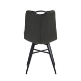 Verty Dining Chair - Anthracite Microfiber