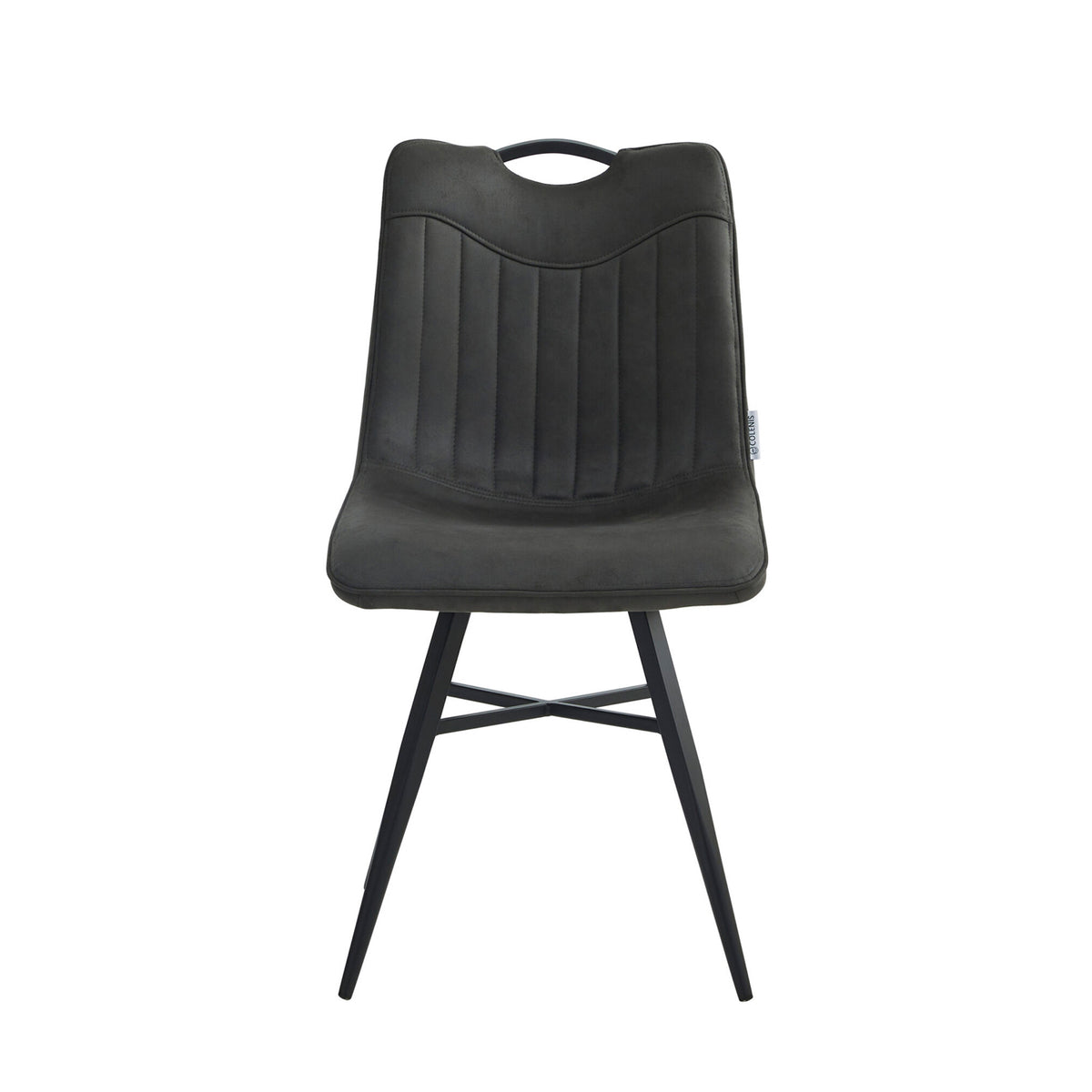 Verty Dining Chair - Anthracite Microfiber