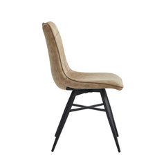 Verty Esszimmerstuhl - Beige Mikrofaser