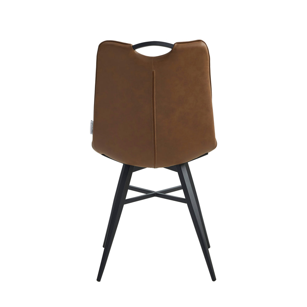 Verty Eetkamerstoel - Cognac PU
