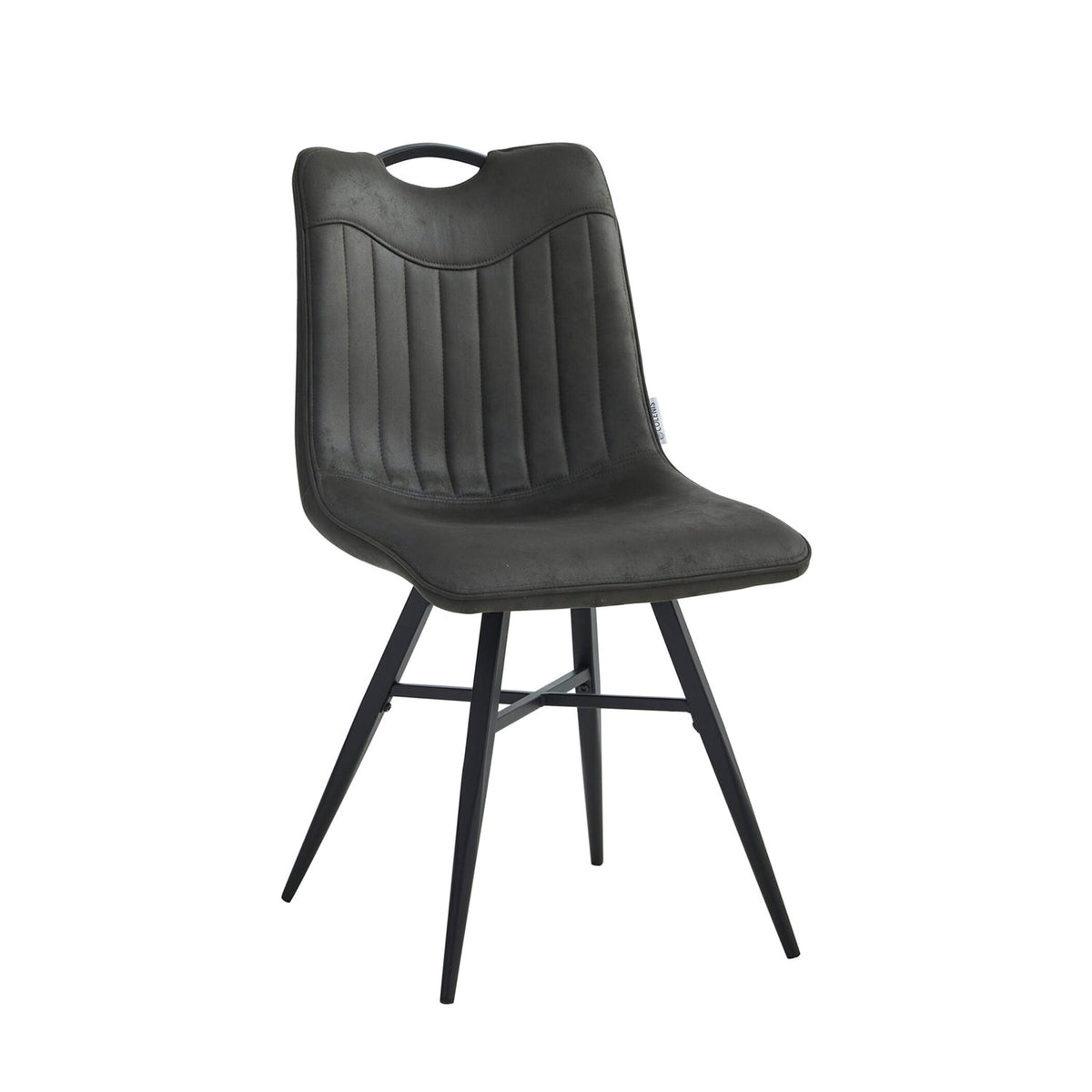 Verty Eetkamerstoel - Antraciet Microfiber