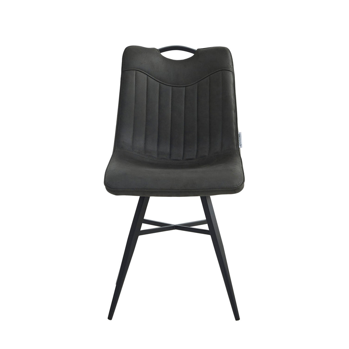 Verty Eetkamerstoel - Antraciet Microfiber
