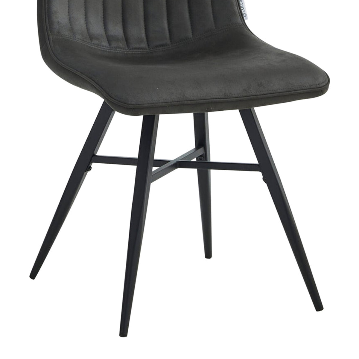 Verty Eetkamerstoel - Antraciet Microfiber