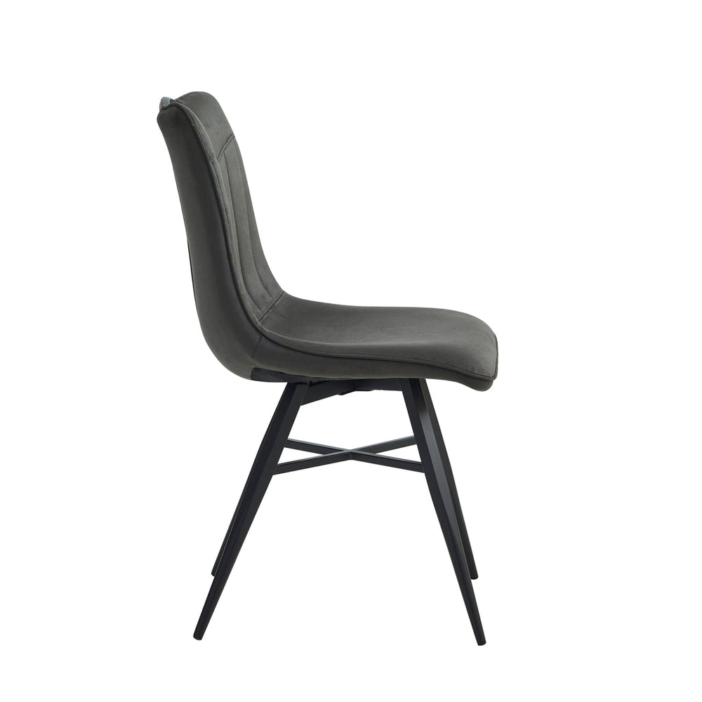 Verty Eetkamerstoel - Antraciet Microfiber