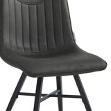 Verty Eetkamerstoel - Antraciet Microfiber