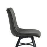 Verty Eetkamerstoel - Antraciet Microfiber