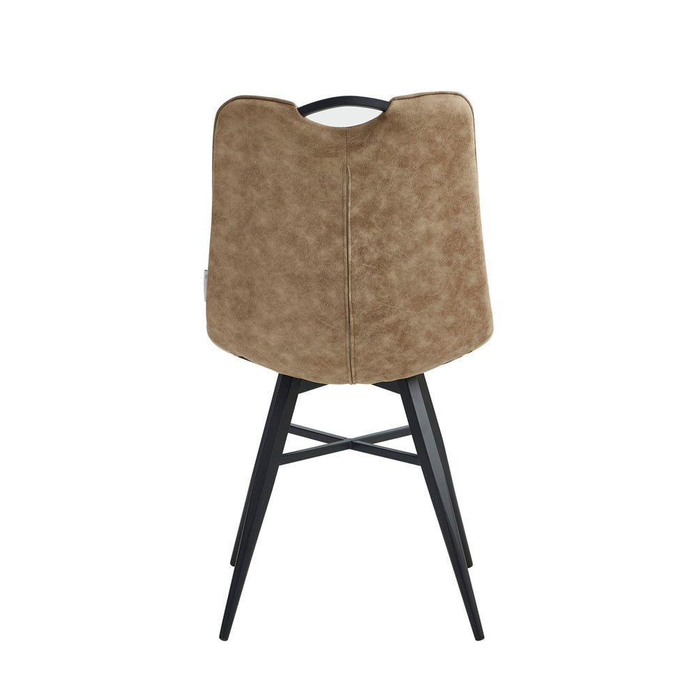 Verty Eetkamerstoel - Beige Microfiber