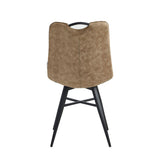 Verty Eetkamerstoel - Beige Microfiber