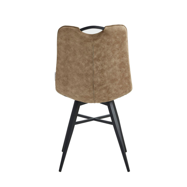 Verty Eetkamerstoel - Beige Microfiber