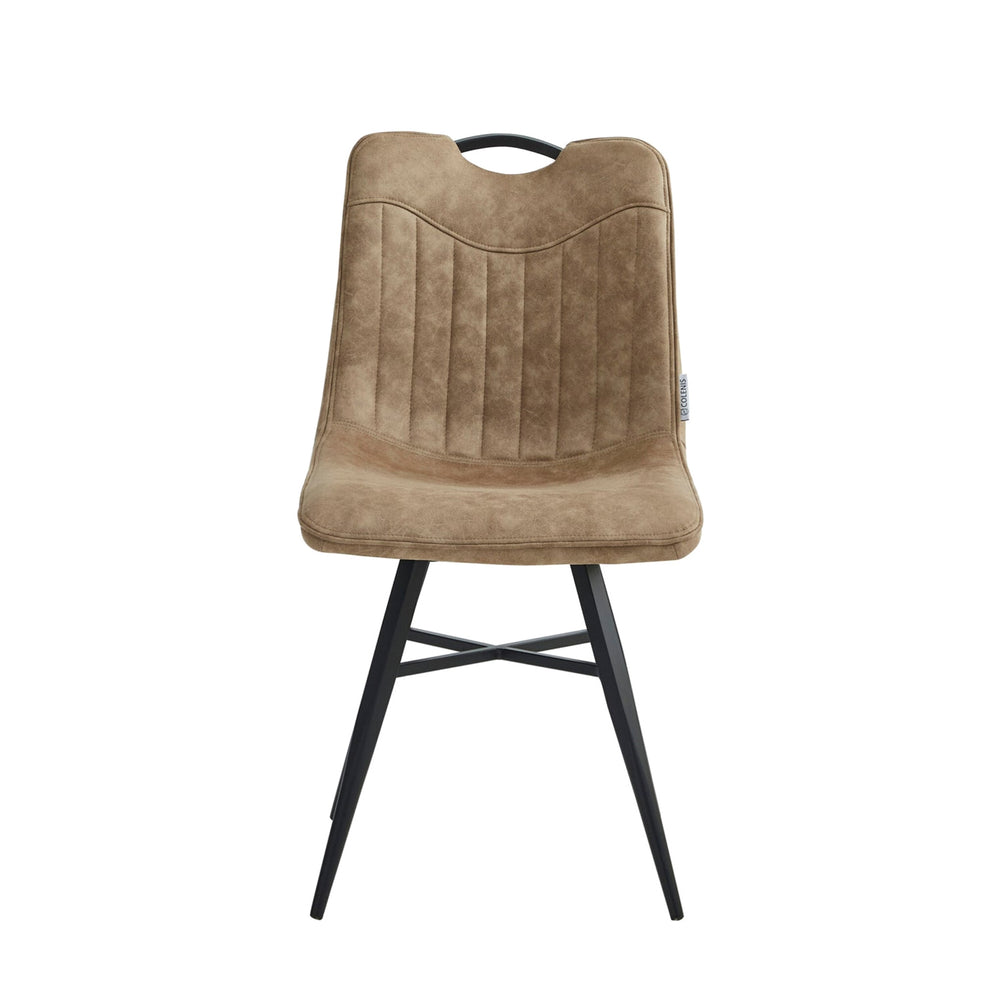 Verty Eetkamerstoel - Beige Microfiber