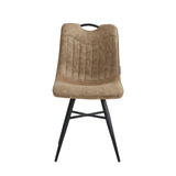 Verty Eetkamerstoel - Beige Microfiber