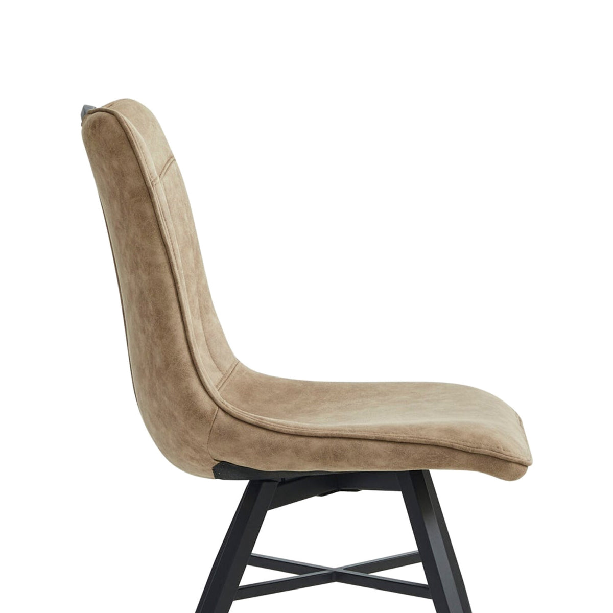 Verty Eetkamerstoel - Beige Microfiber