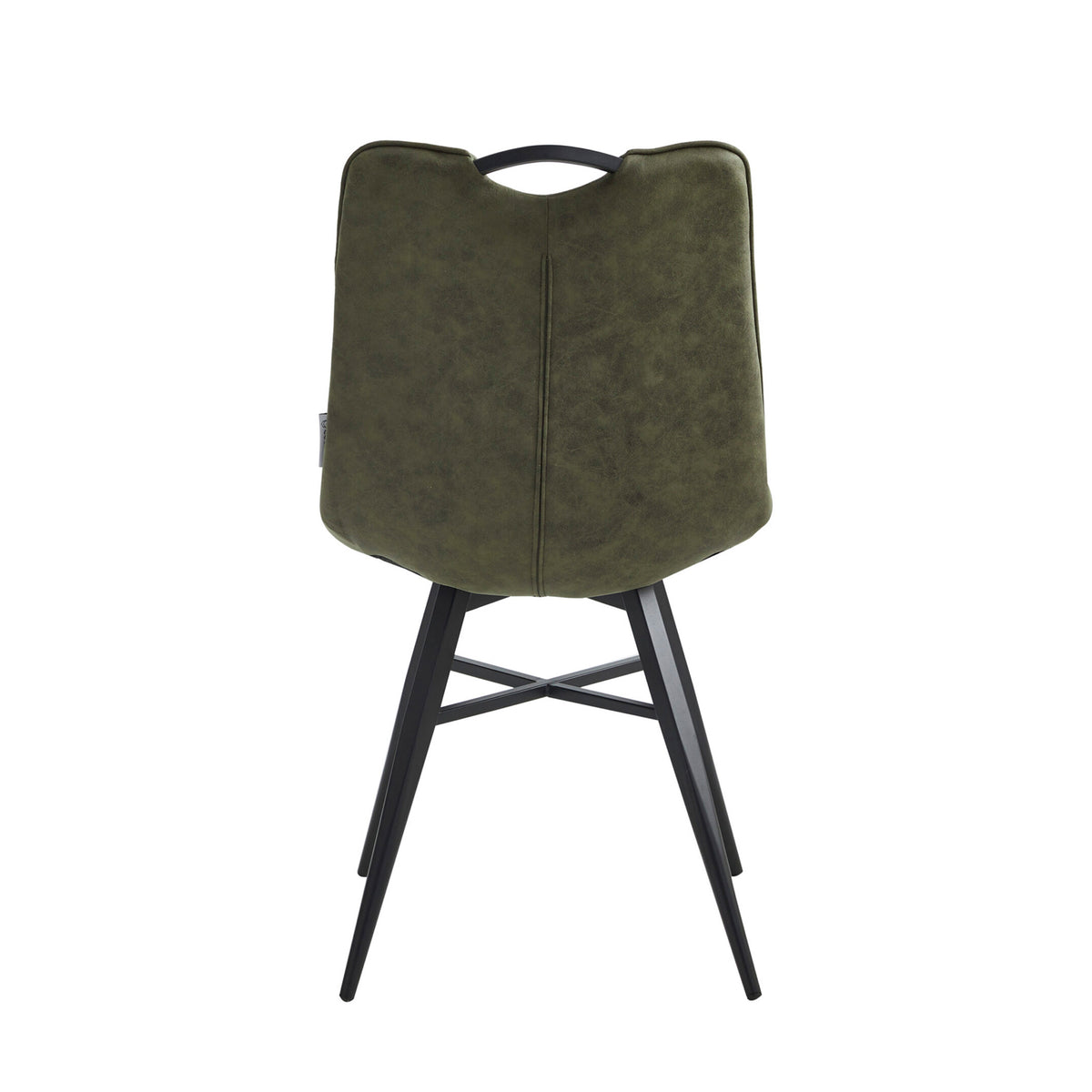 Verty Dining Chair - Green Microfiber