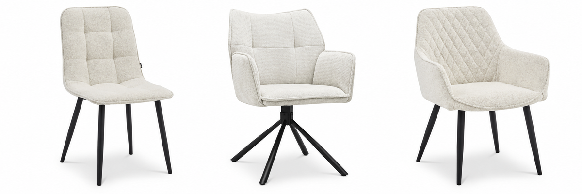 Witte eetkamerstoelen
