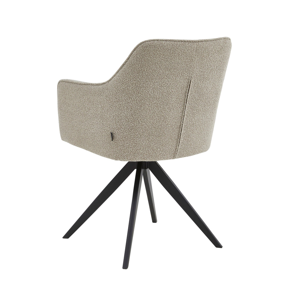 Yade Eetkamerstoel - Beige Bouclé