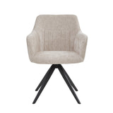 Chaise de salle à manger Yade - Chenille beige