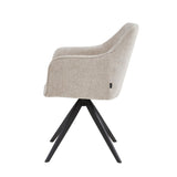 Chaise de salle à manger Yade - Chenille beige