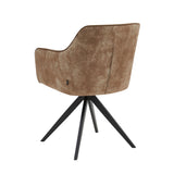 New Yade Eetkamerstoel - Bruin Adore Velvet