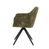 New Yade Eetkamerstoel - Groen Adore Velvet