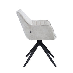 Yasmin Sedia Da Pranzo - Ciniglia Beige