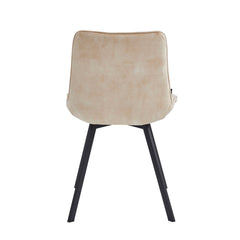 Zera Dining Chair - Beige Adore Velvet