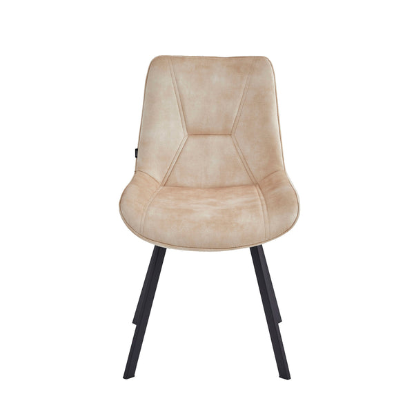 Zera Dining Chair - Beige Adore Velvet