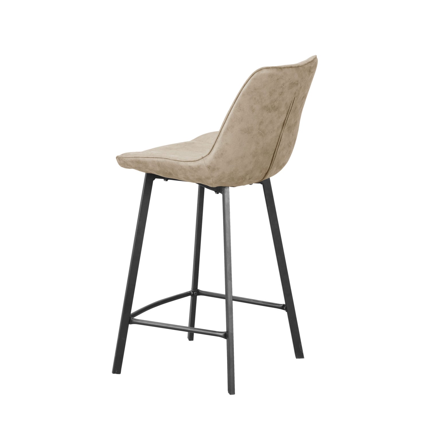 Zera Barkrukken - Beige Microfiber