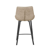 Zera Barkrukken - Beige Microfiber
